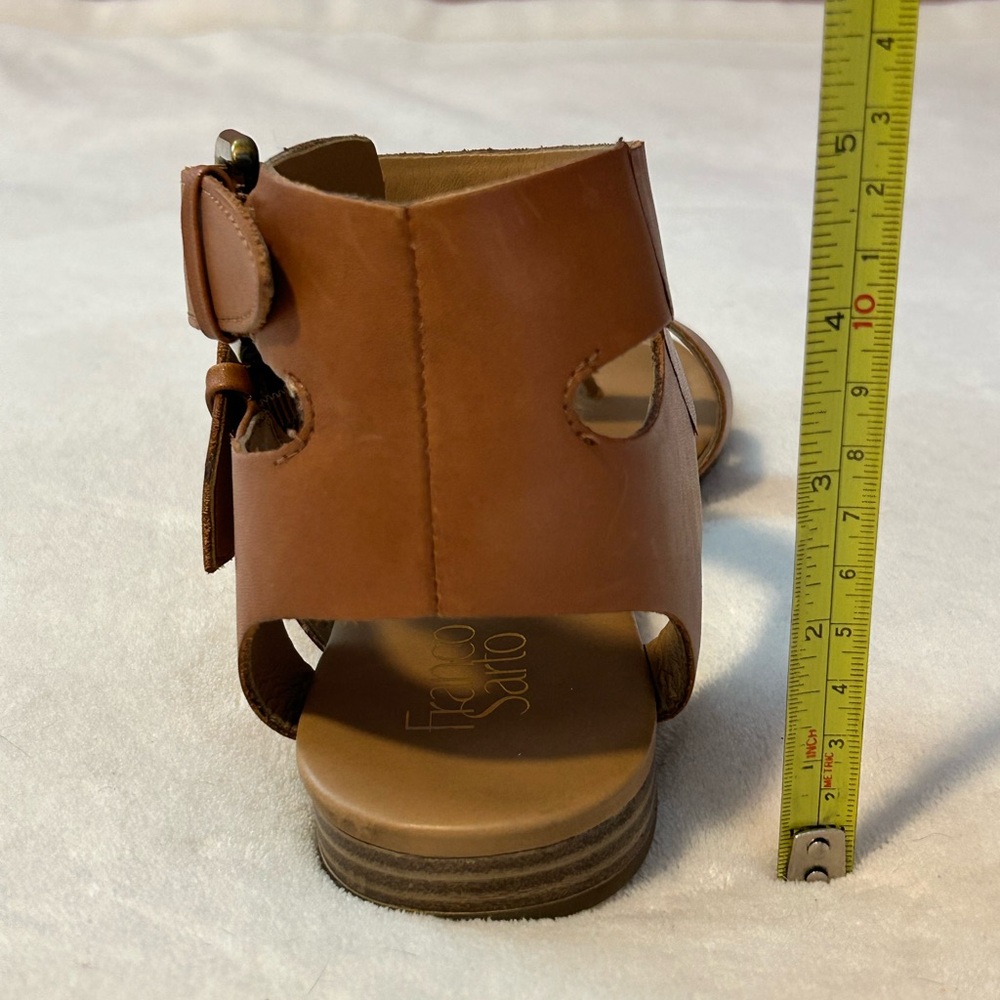 Franco Sarto sandals size 8 womens Glinda Camelot LE brown summer gladiator shoe - Picture 9 of 9
